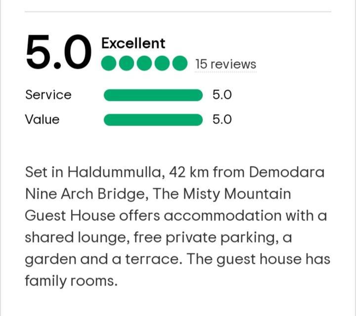 The Misty Mountain Guest House Haldummulla Luaran gambar